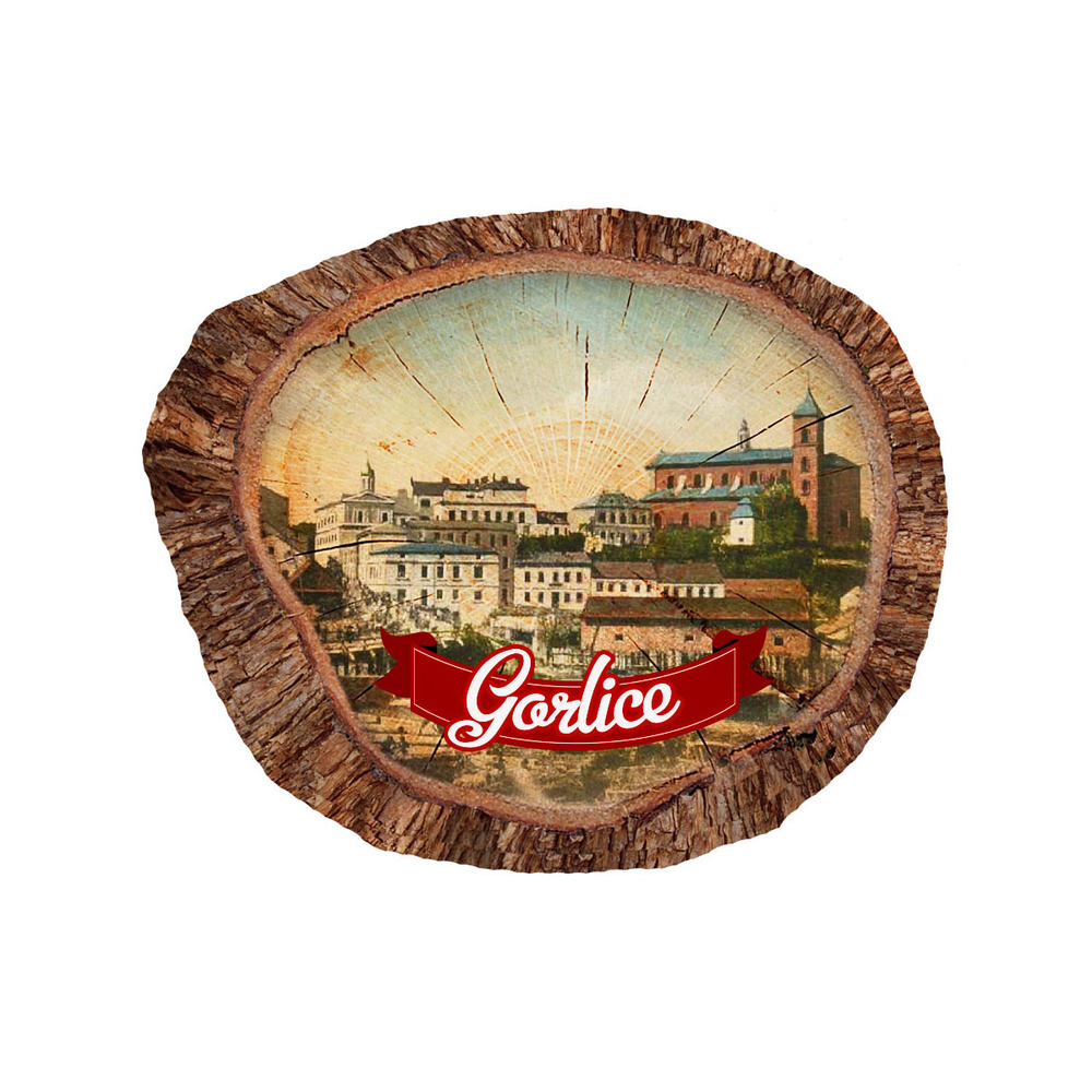 Magnes polyresinowy pieniek owal Gorlice