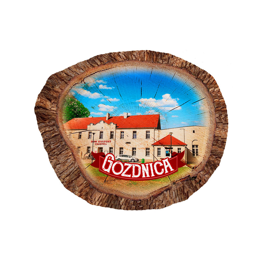 Magnes polyresinowy pieniek owal Gozdnica