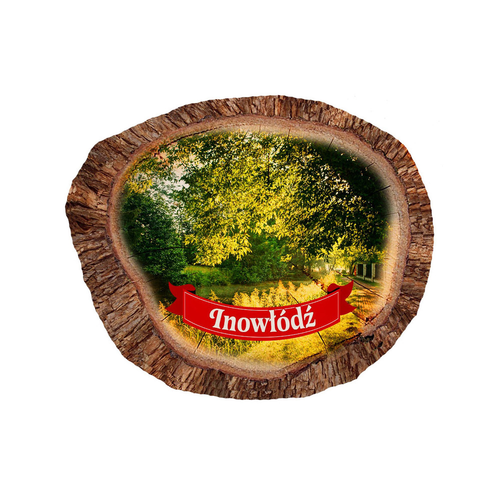 Magnes polyresinowy pieniek owal Inowłódz
