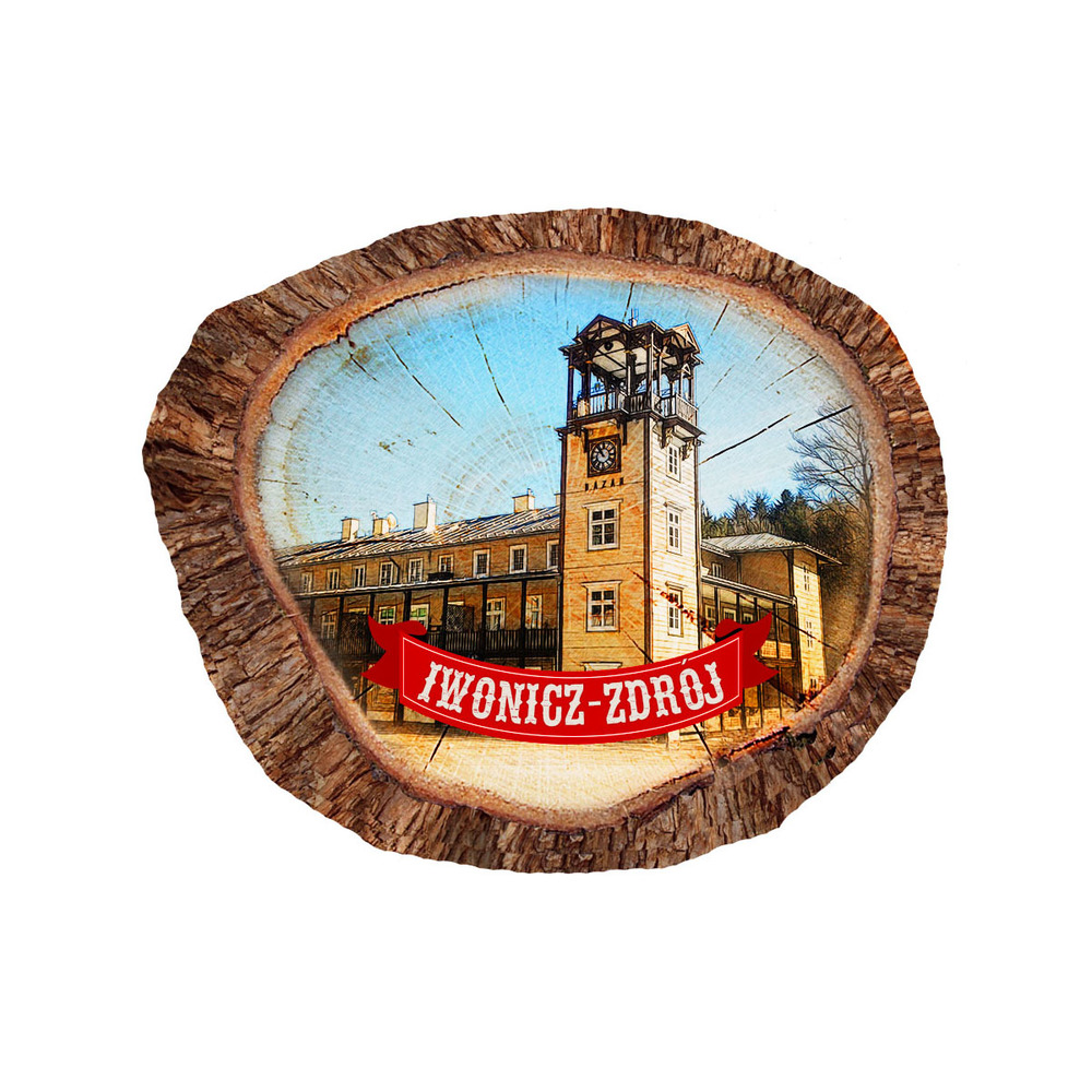 Magnes polyresinowy pieniek owal Iwonicz-Zdrój