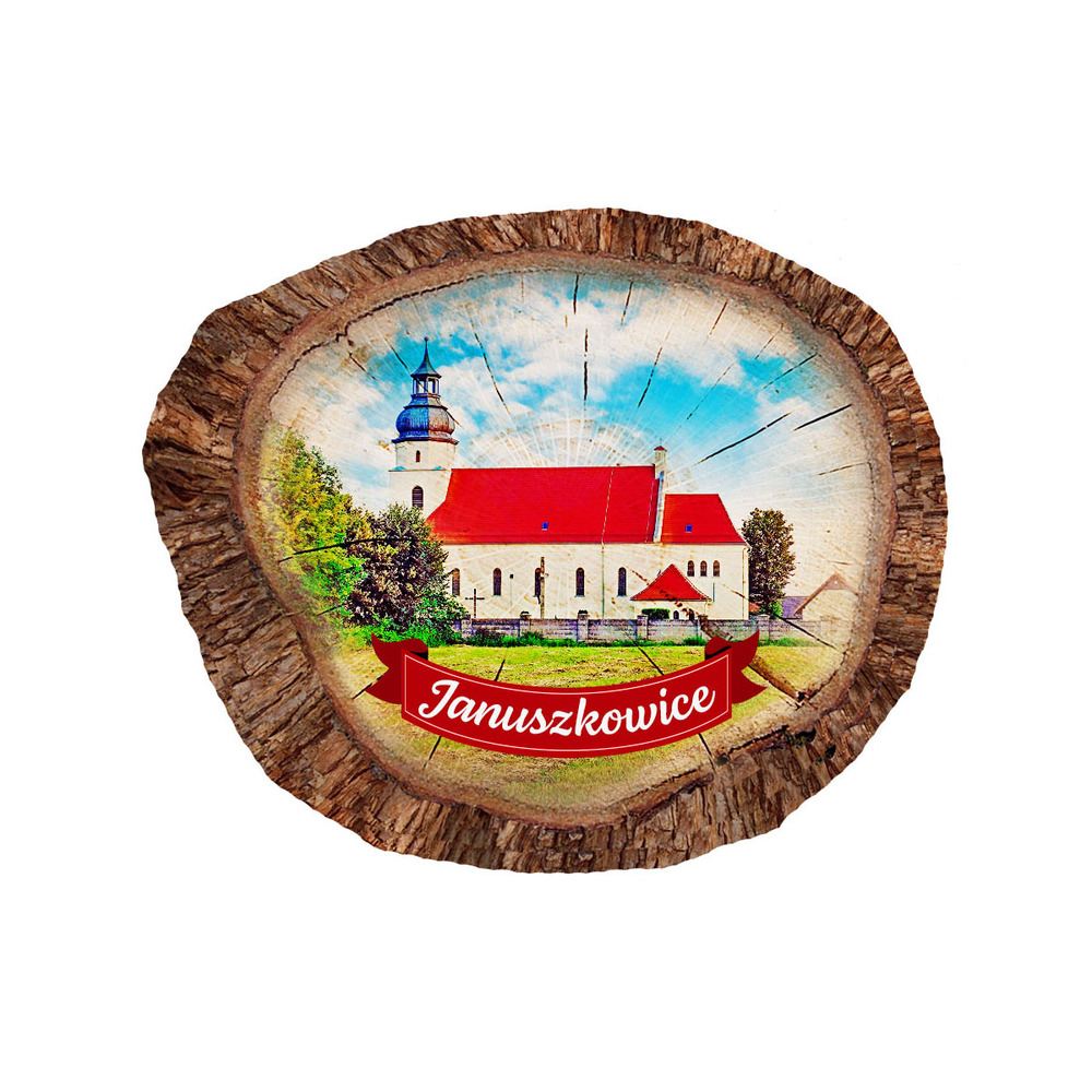 Magnes polyresinowy pieniek owal Januszkowice