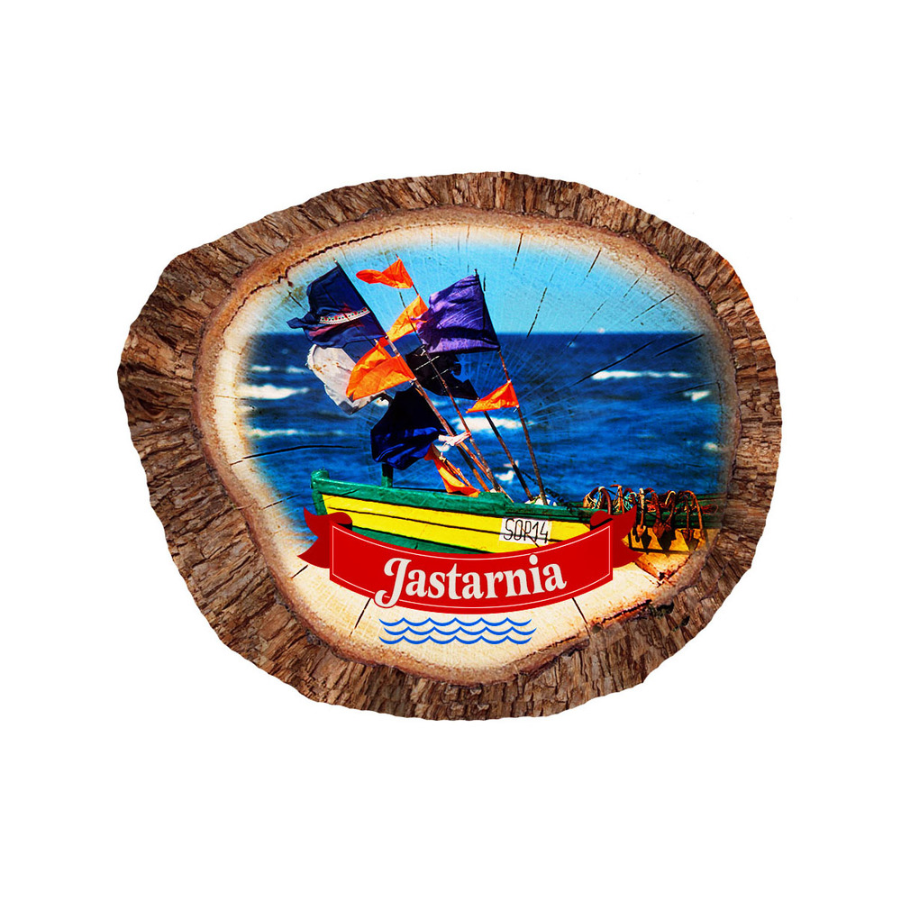 Magnes polyresinowy pieniek owal Jastarnia