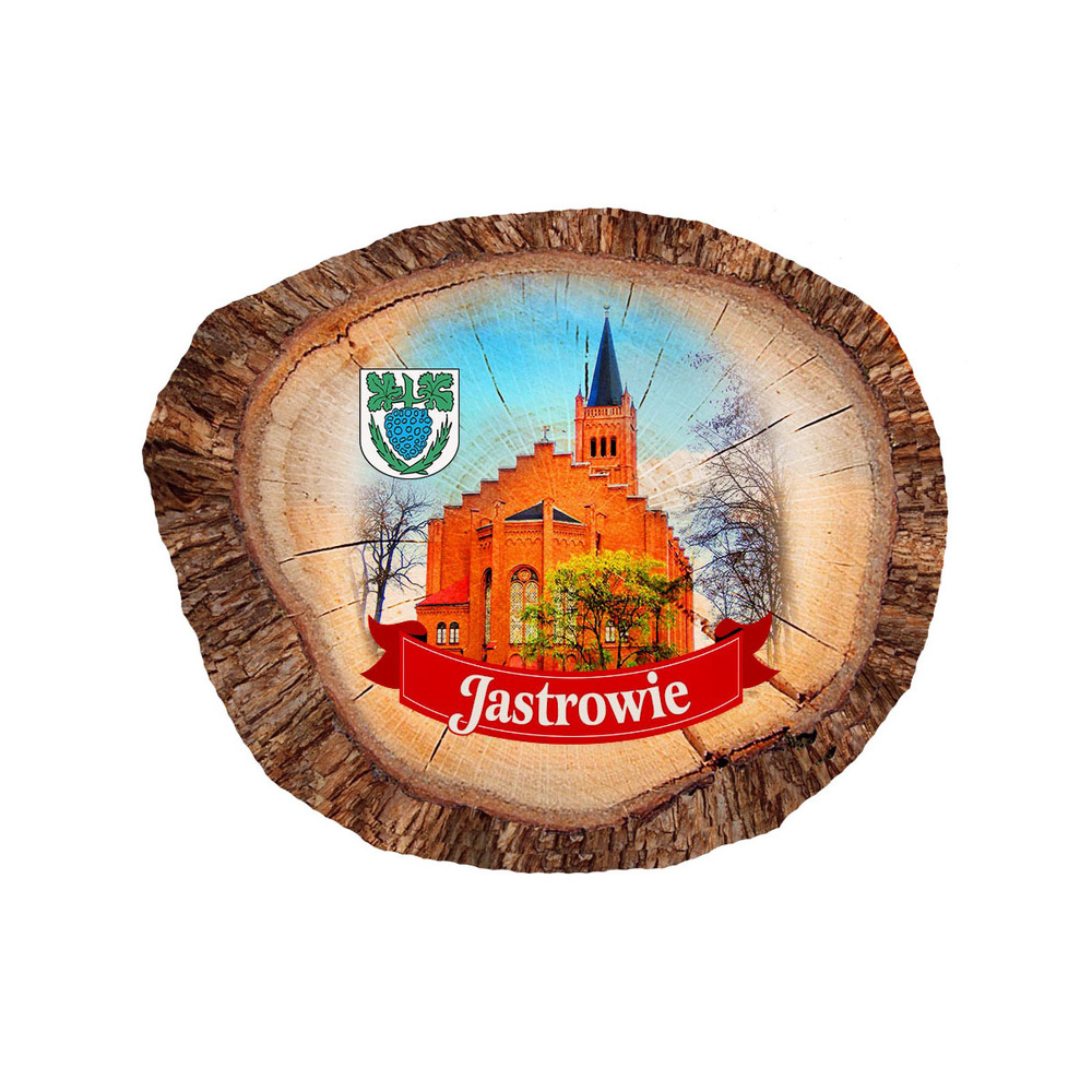 Magnes polyresinowy pieniek owal Jastrowie