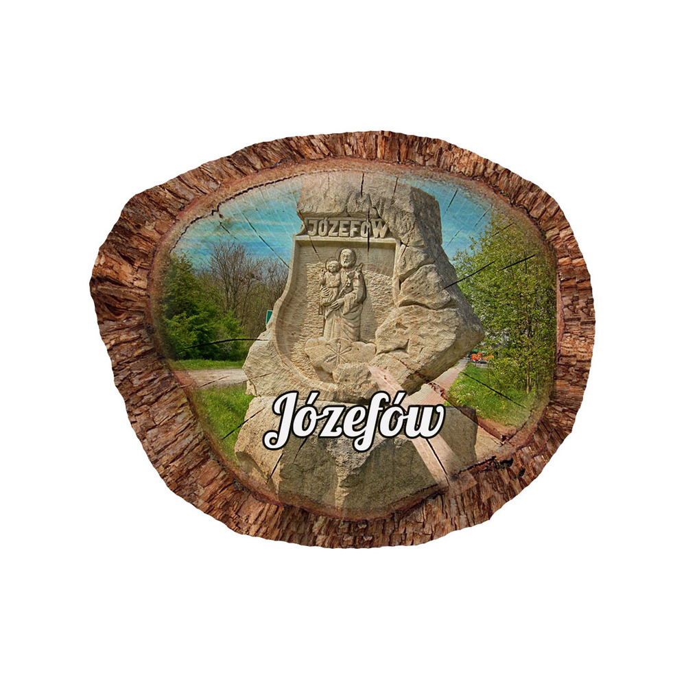 Magnes polyresinowy pieniek owal Józefów