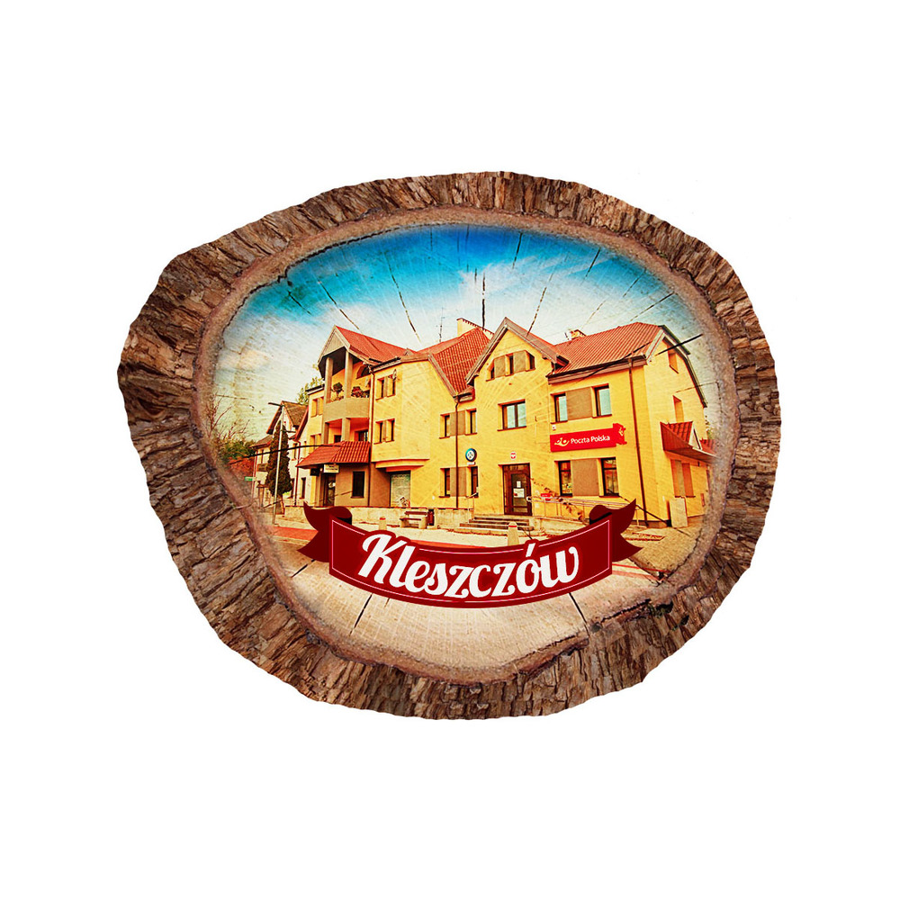 Magnes polyresinowy pieniek owal Kleszczów