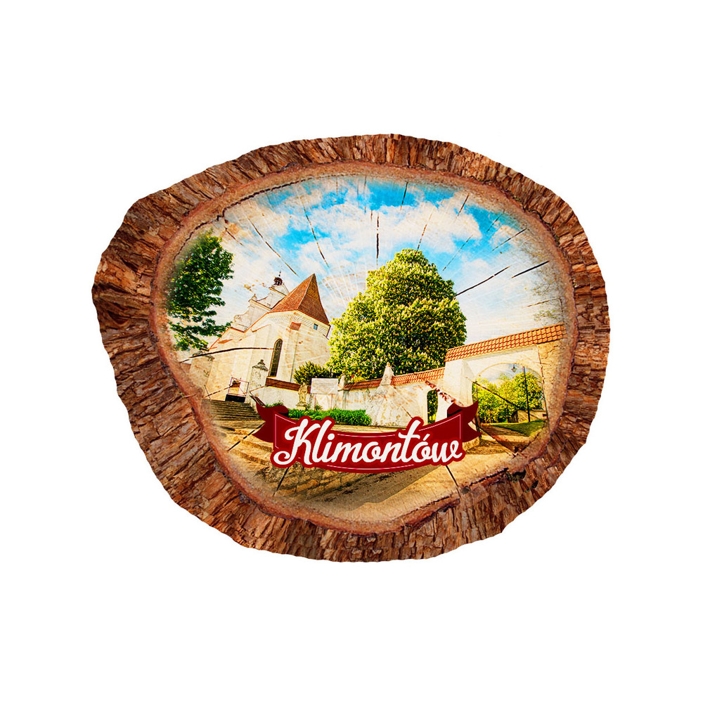 Magnes polyresinowy pieniek owal Klimontów