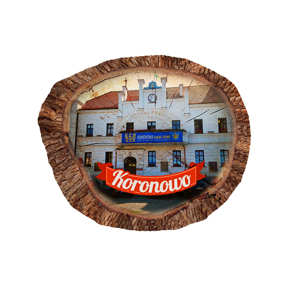 Magnes polyresinowy pieniek owal Koronowo