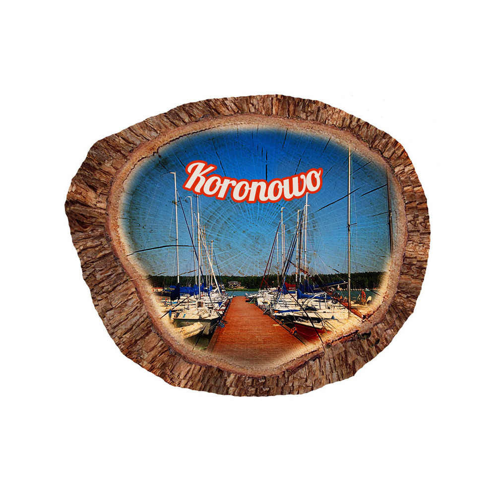 Magnes polyresinowy pieniek owal Koronowo
