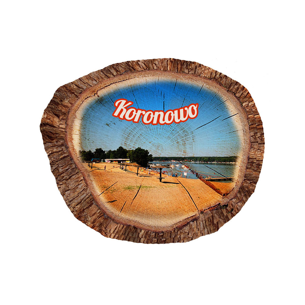 Magnes polyresinowy pieniek owal Koronowo