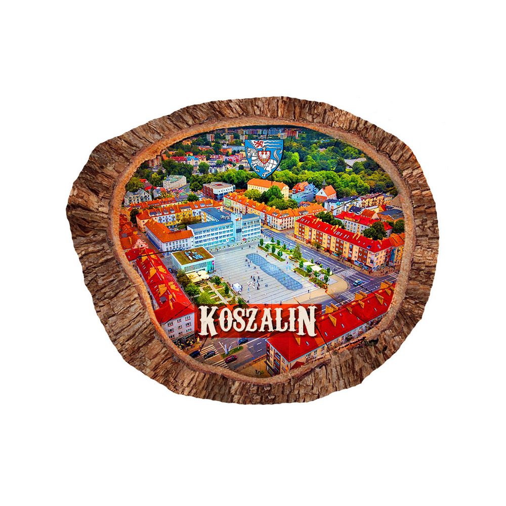 Magnes polyresinowy pieniek owal Koszalin