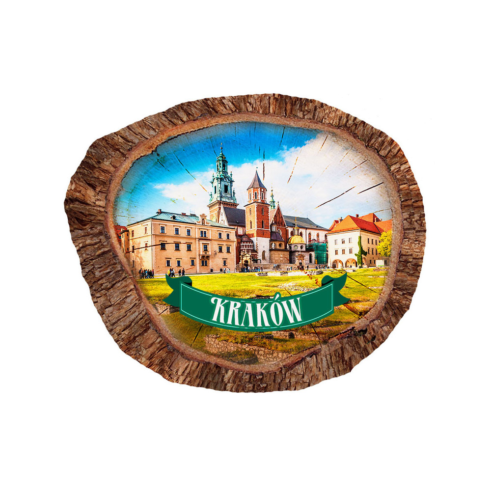 Magnes polyresinowy pieniek owal Kraków