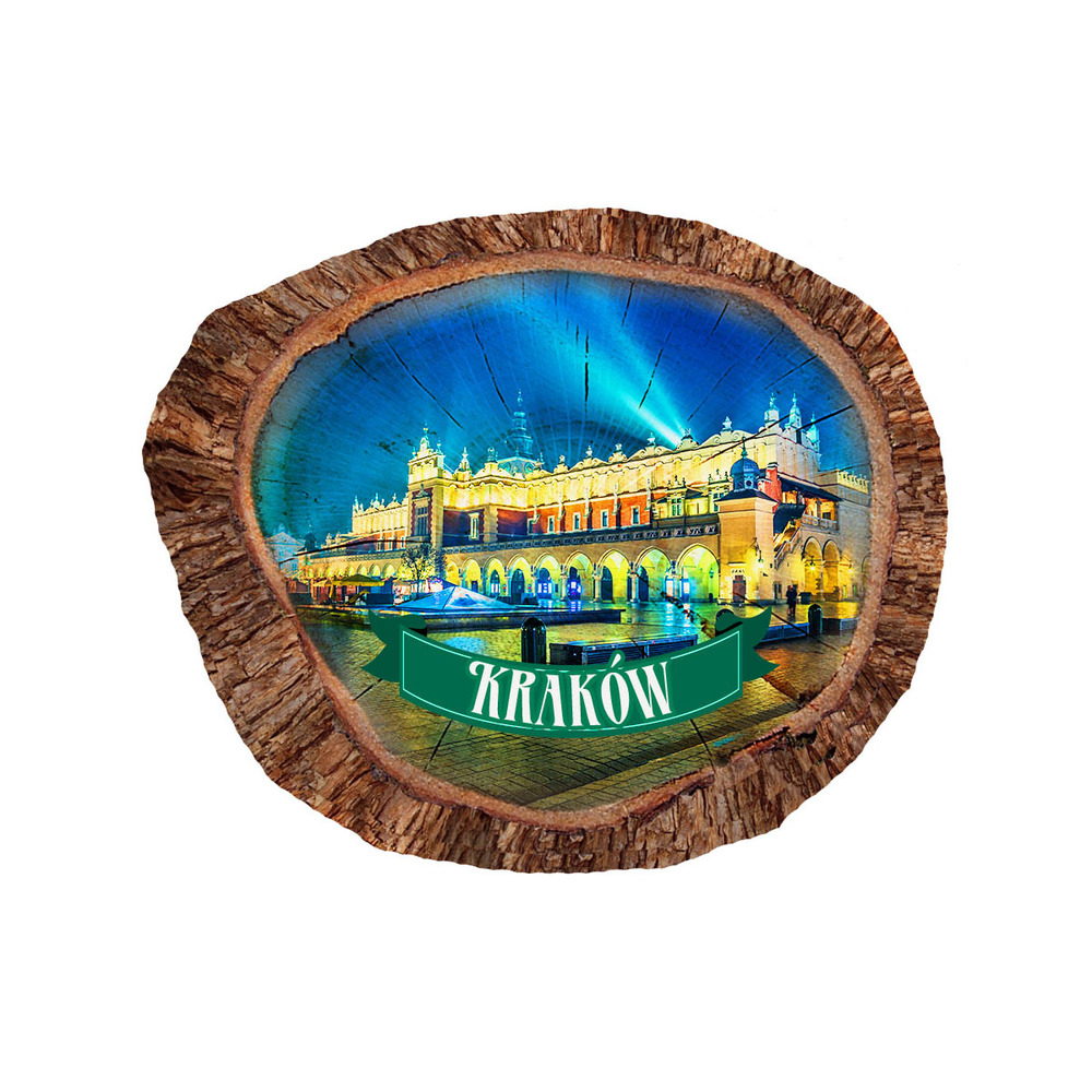 Magnes polyresinowy pieniek owal Kraków
