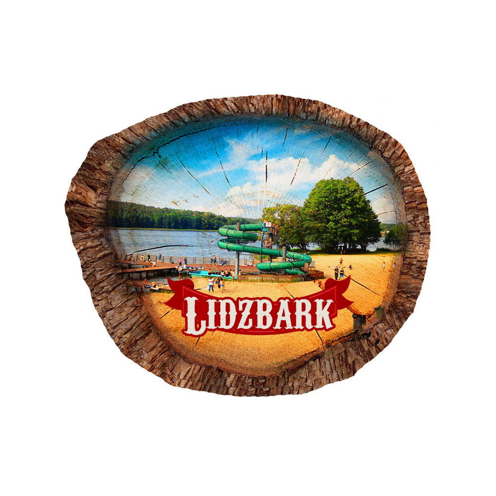 Magnes polyresinowy pieniek owal Lidzbark