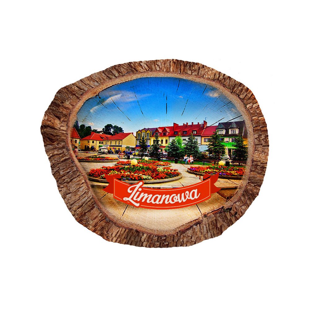 Magnes polyresinowy pieniek owal Limanowa
