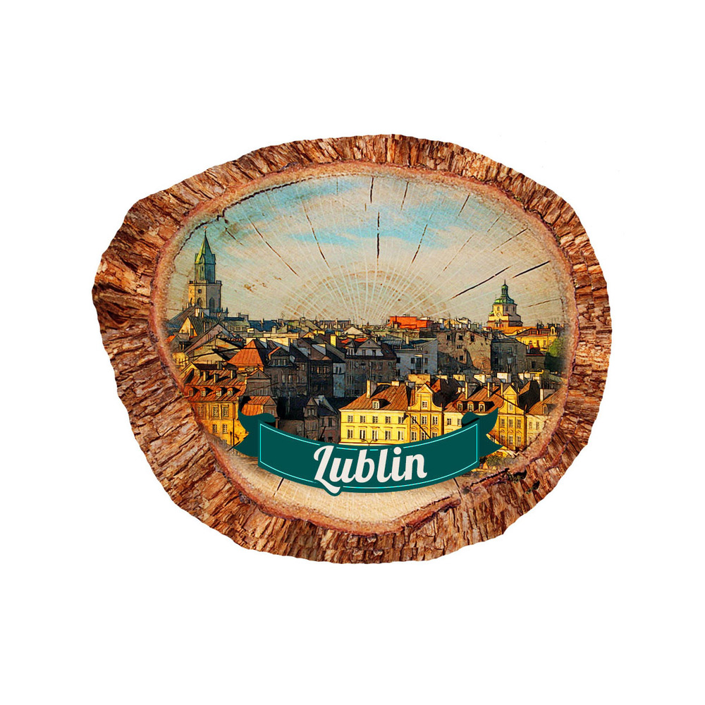 Magnes polyresinowy pieniek owal Lublin
