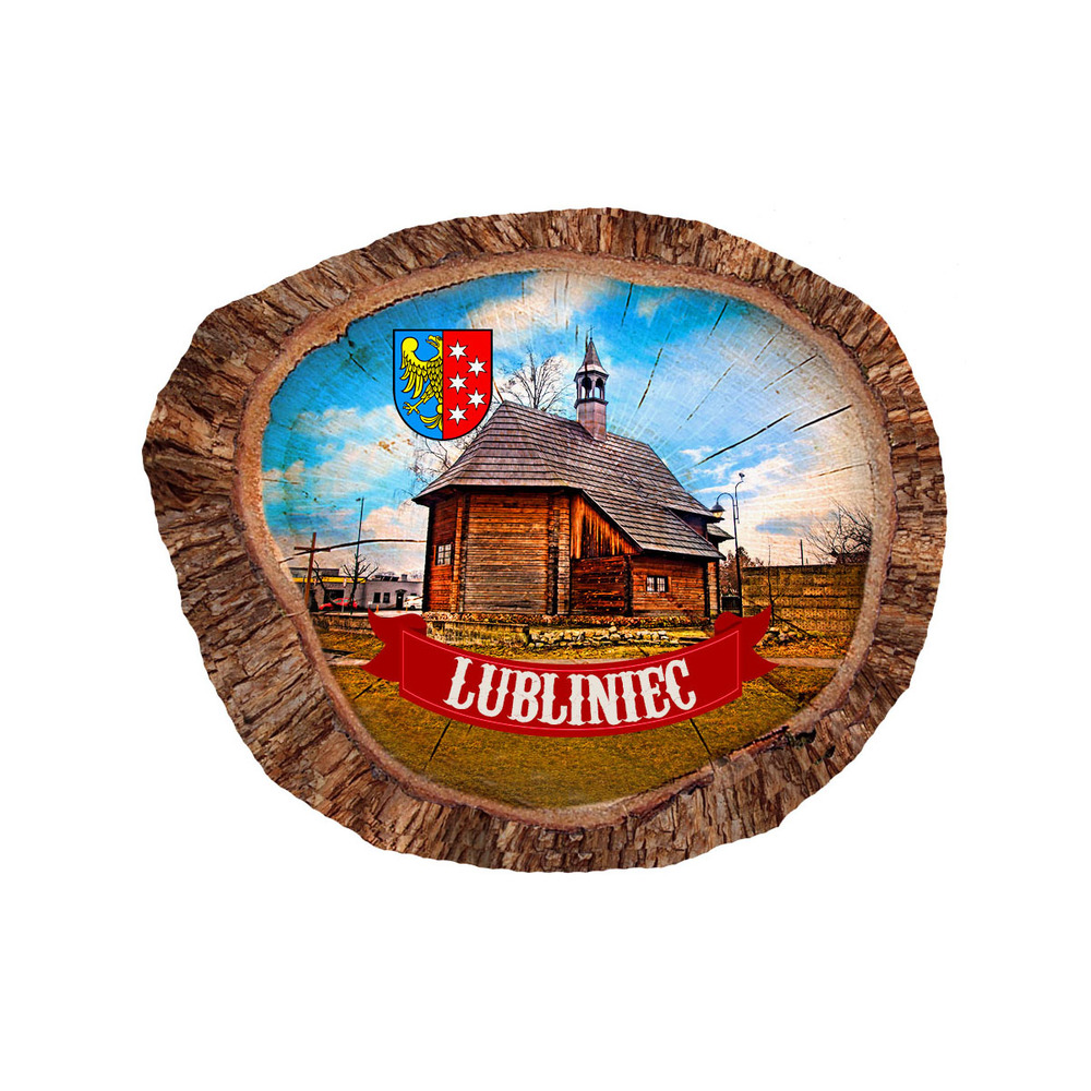 Magnes polyresinowy pieniek owal Lubliniec