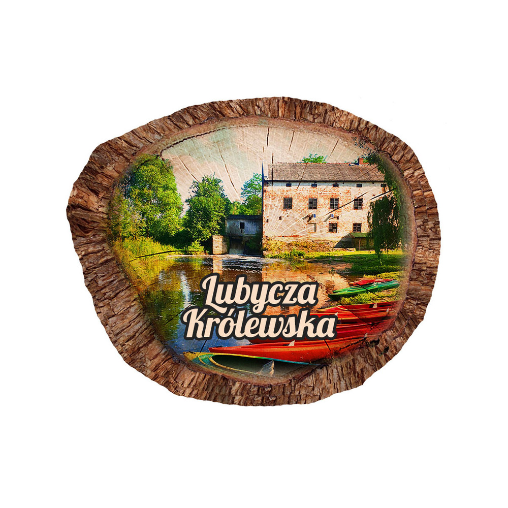 Magnes polyresinowy pieniek owal Lubycza Królewska