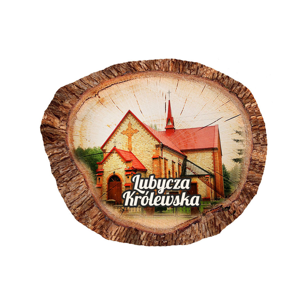 Magnes polyresinowy pieniek owal Lubycza Królewska