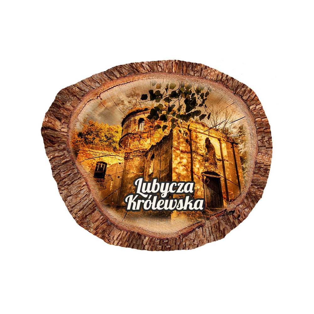 Magnes polyresinowy pieniek owal Lubycza Królewska