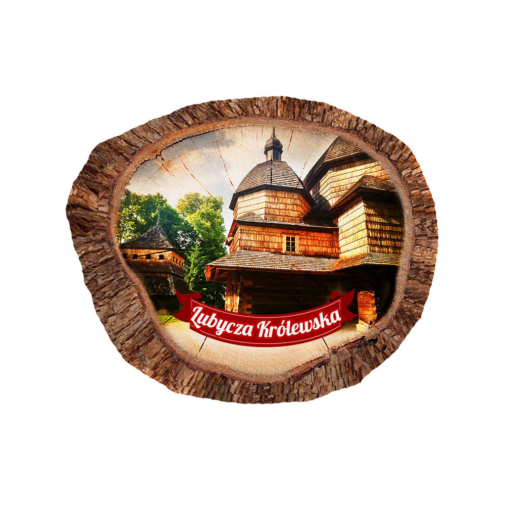 Magnes polyresinowy pieniek owal Lubycza Królewska