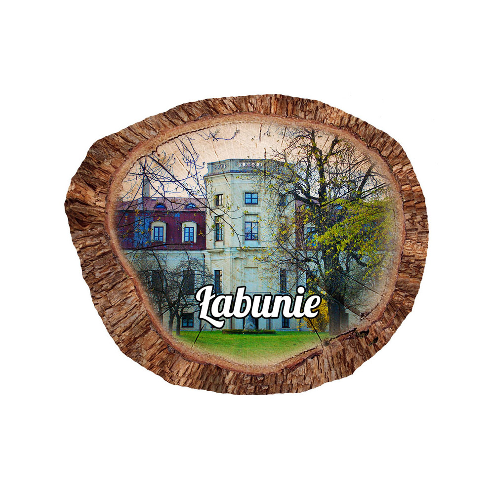 Magnes polyresinowy pieniek owal Łabunie