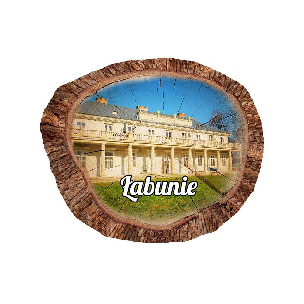 Magnes polyresinowy pieniek owal Łabunie