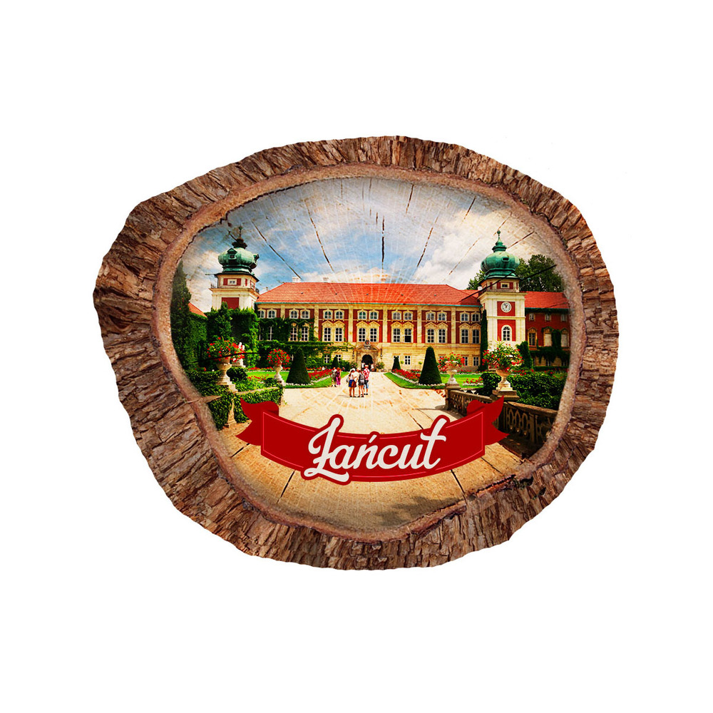 Magnes polyresinowy pieniek owal Łańcut