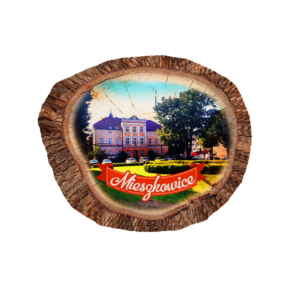 Magnes polyresinowy pieniek owal Mieszkowice