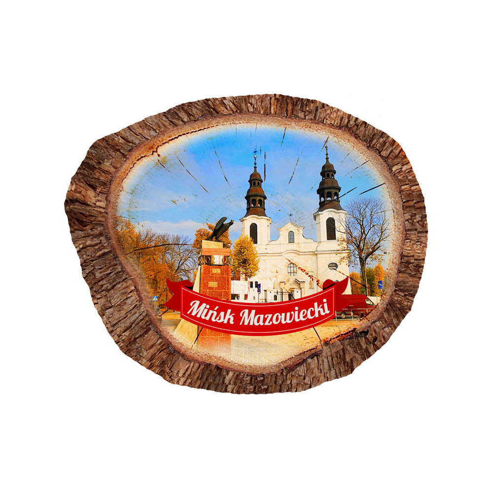 Magnes polyresinowy pieniek owal Mińsk Mazowiecki