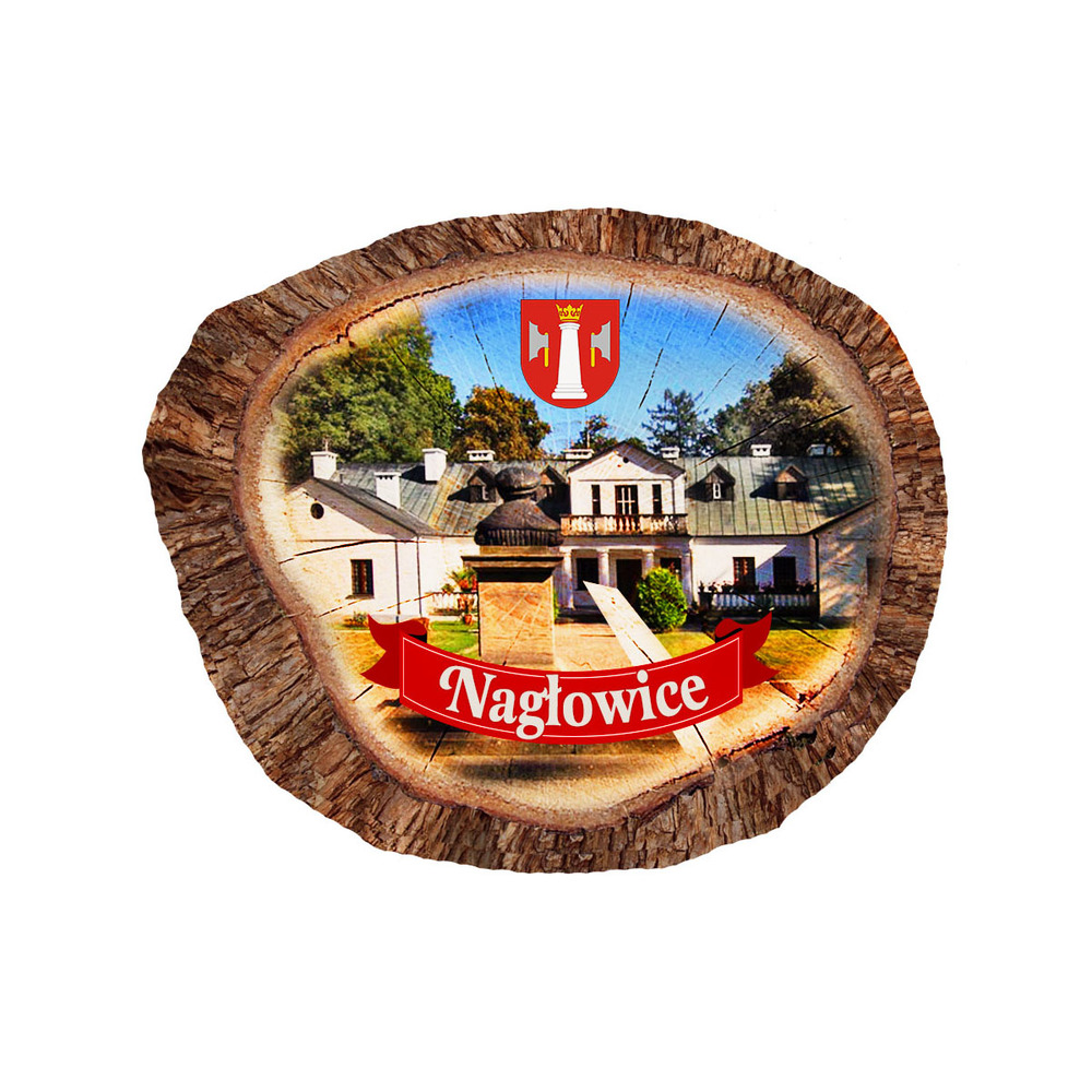 Magnes polyresinowy pieniek owal Nagłowice