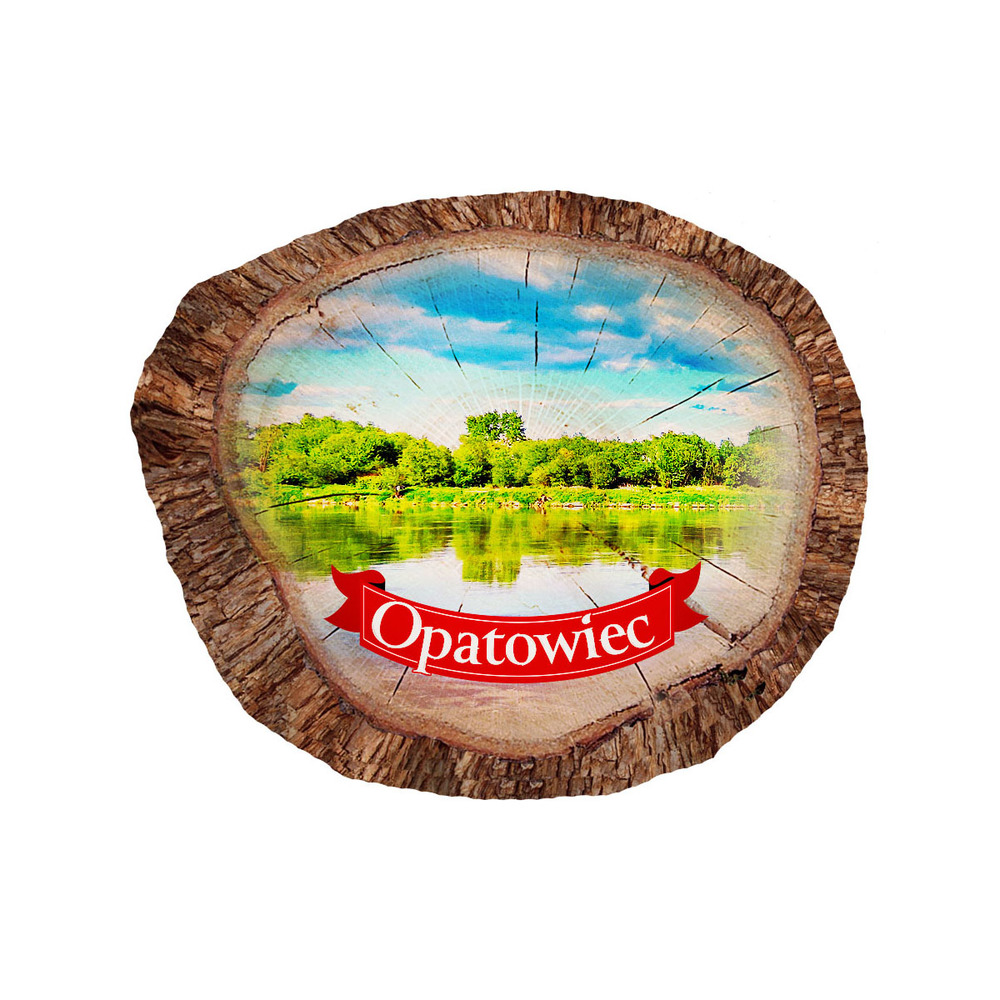 Magnes polyresinowy pieniek owal Opatowiec