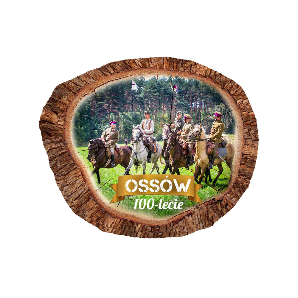 Magnes polyresinowy pieniek owal Ossów