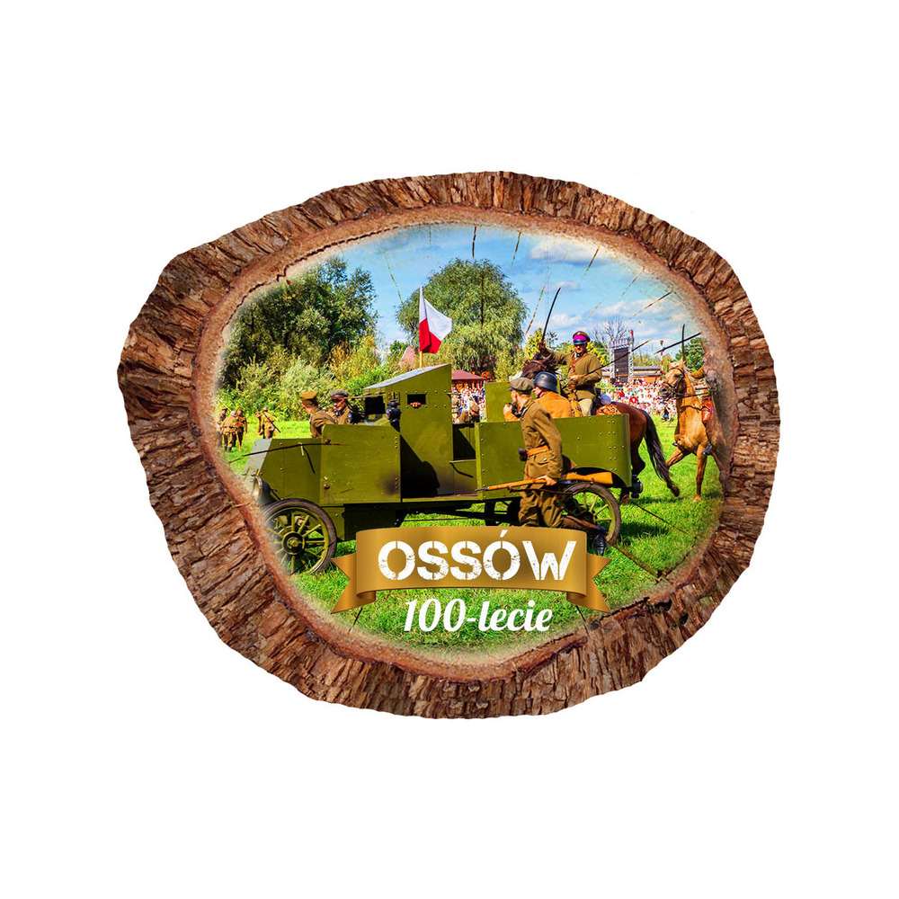 Magnes polyresinowy pieniek owal Ossów