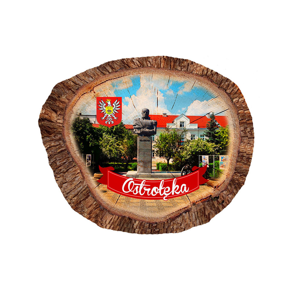 Magnes polyresinowy pieniek owal Ostrołęka
