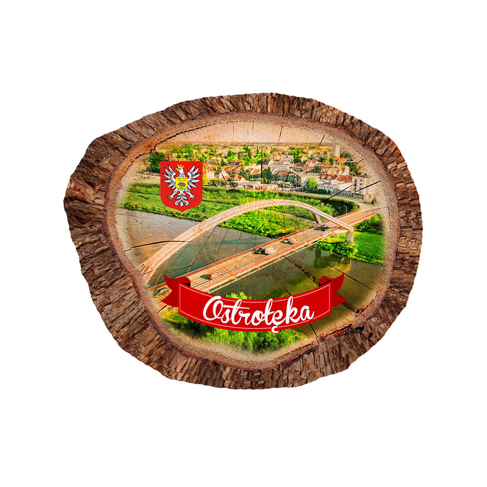 Magnes polyresinowy pieniek owal Ostrołęka
