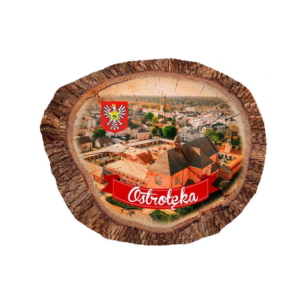 Magnes polyresinowy pieniek owal Ostrołęka