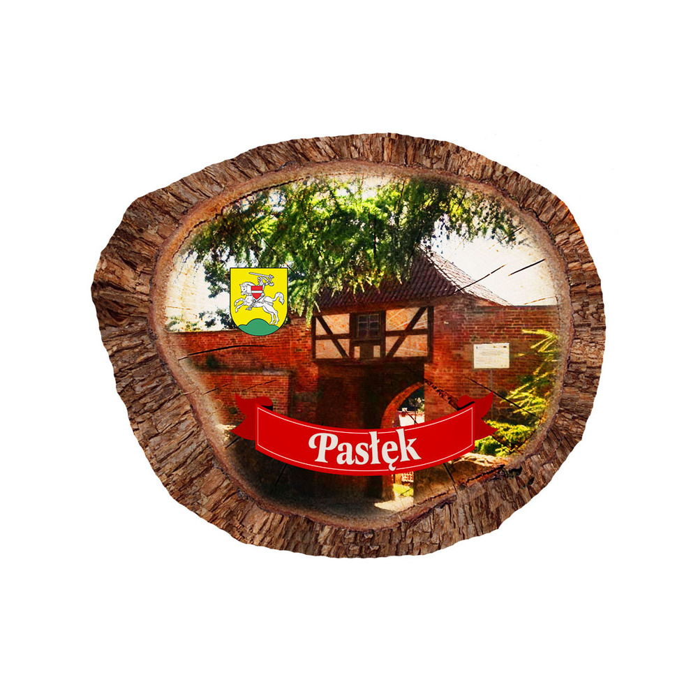 Magnes polyresinowy pieniek owal Pasłęk