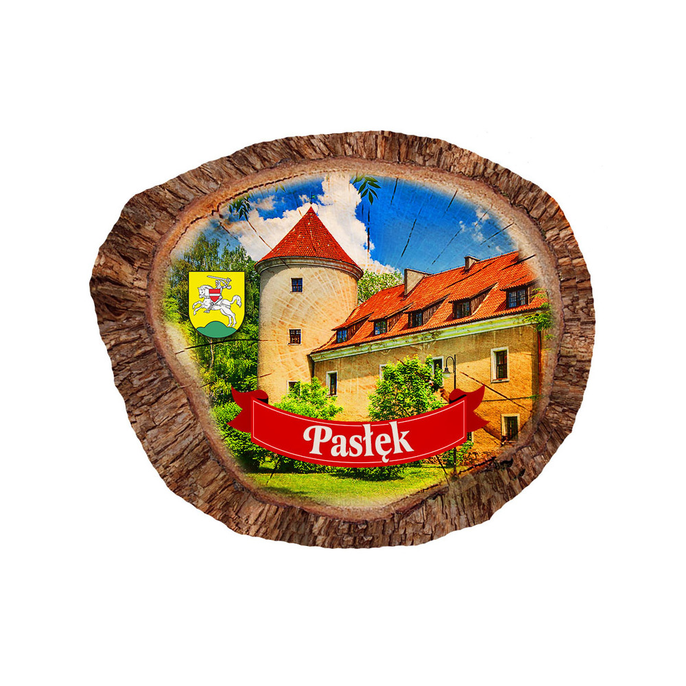 Magnes polyresinowy pieniek owal Pasłęk