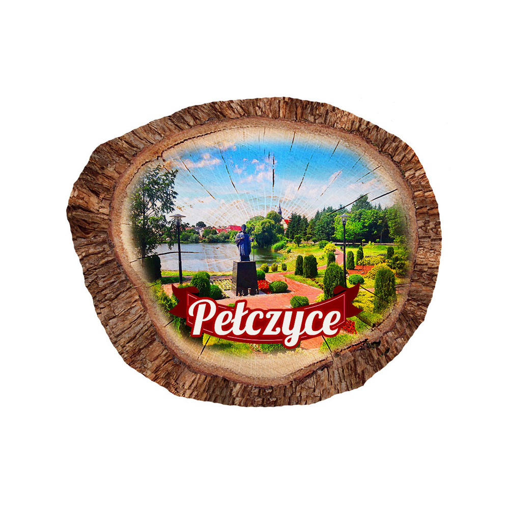 Magnes polyresinowy pieniek owal Pełczyce