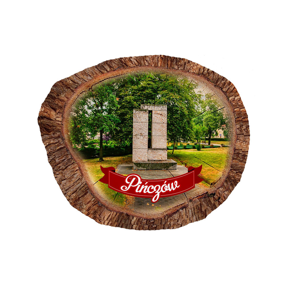 Magnes polyresinowy pieniek owal Pińczów