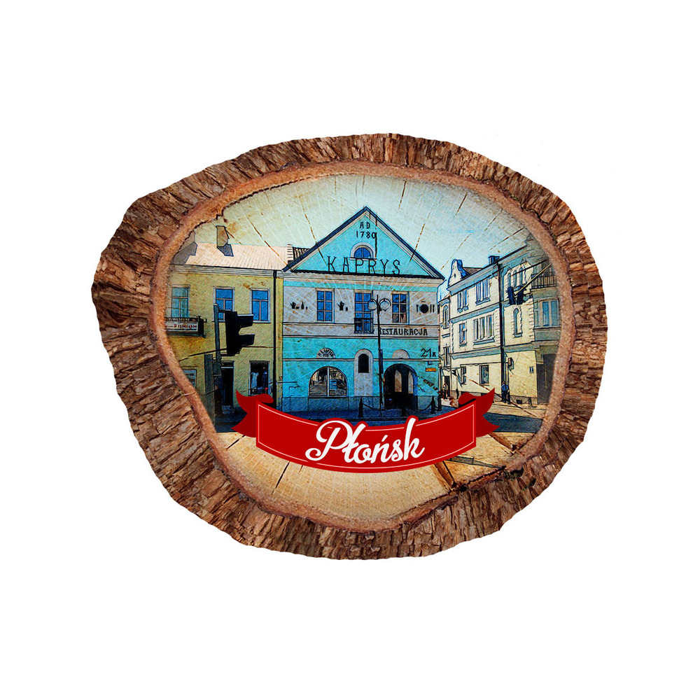 Magnes polyresinowy pieniek owal Płońsk