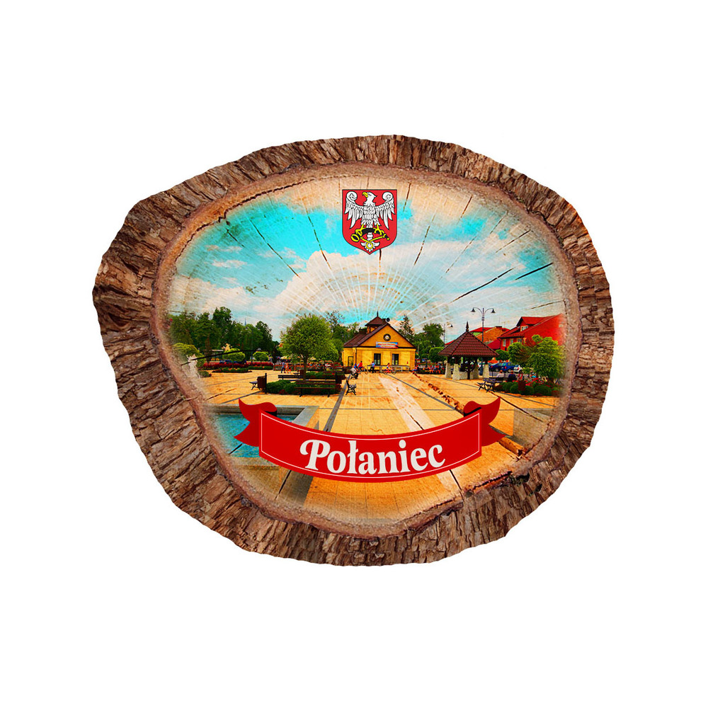 Magnes polyresinowy pieniek owal Połaniec