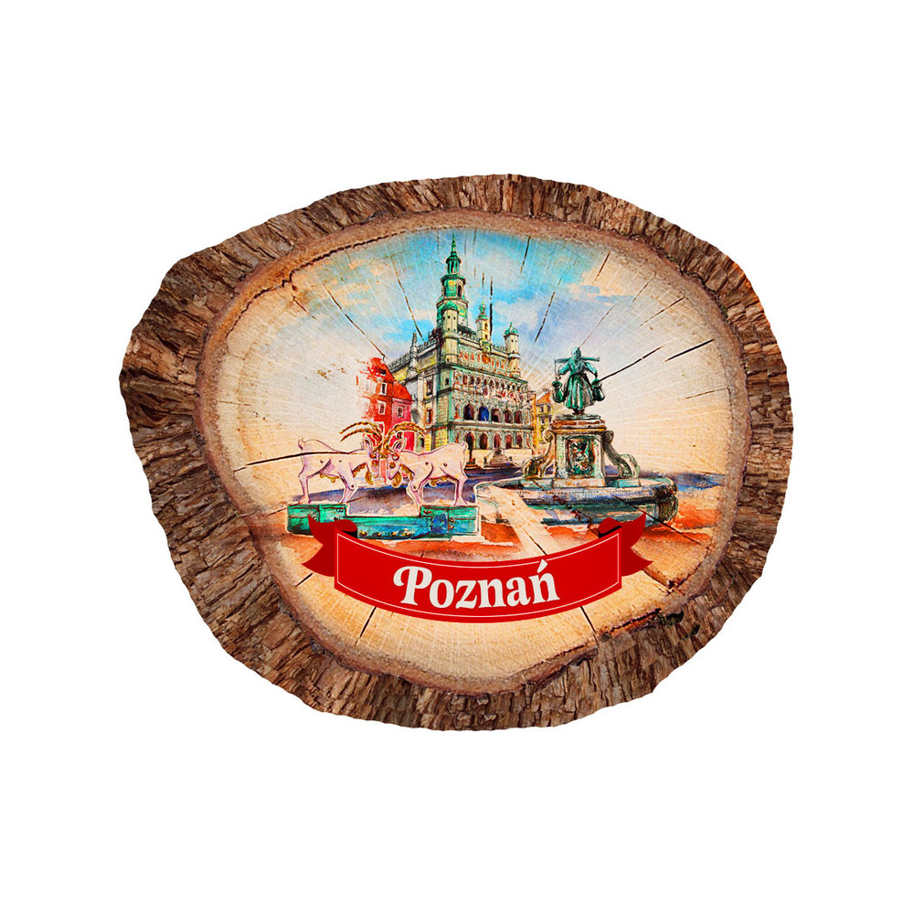 Magnes polyresinowy pieniek owal Poznań