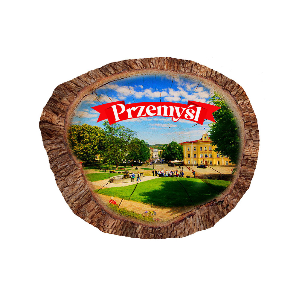 Magnes polyresinowy pieniek owal Przemyśl