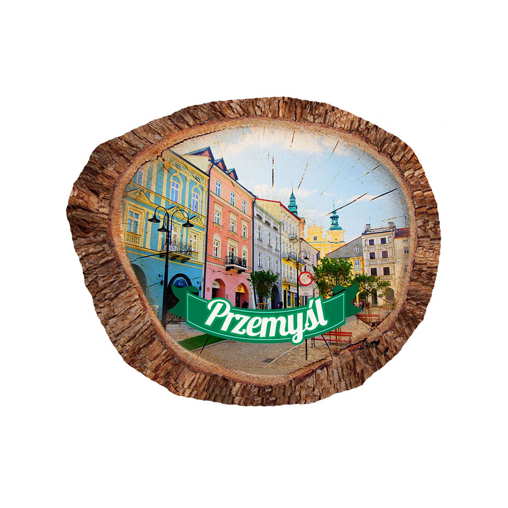 Magnes polyresinowy pieniek owal Przemyśl