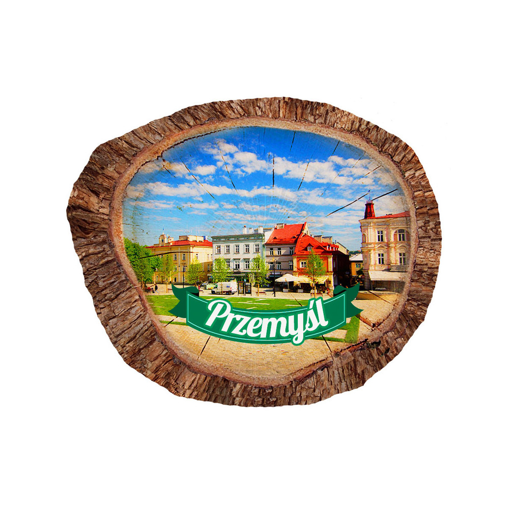 Magnes polyresinowy pieniek owal Przemyśl