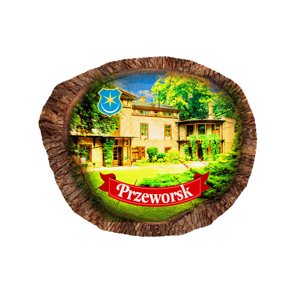 Magnes polyresinowy pieniek owal Przeworsk