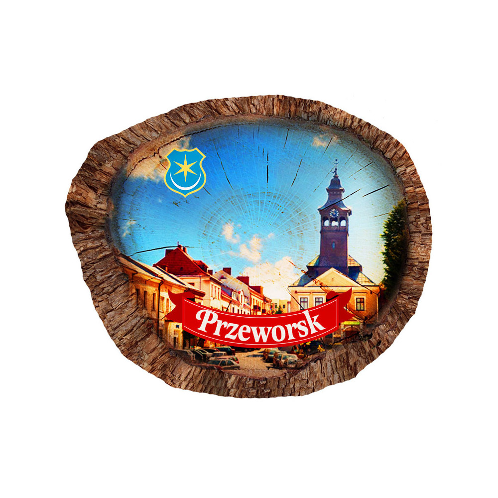 Magnes polyresinowy pieniek owal Przeworsk