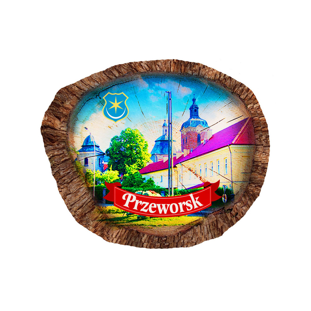 Magnes polyresinowy pieniek owal Przeworsk