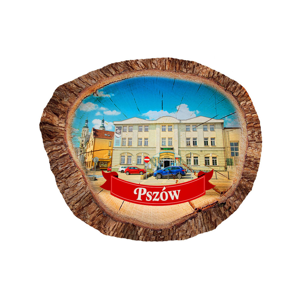 Magnes polyresinowy pieniek owal Pszów